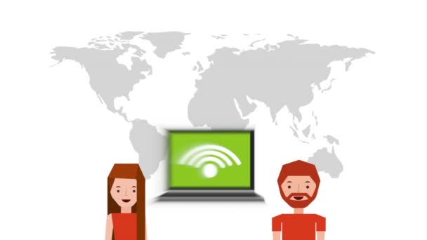 Concept des médias sociaux