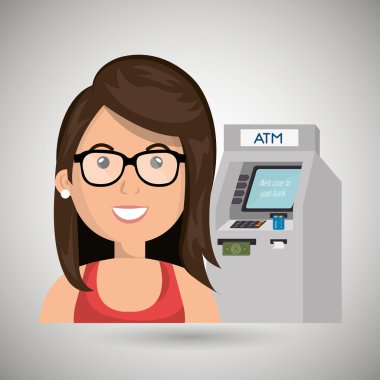 kadın atm para kredi