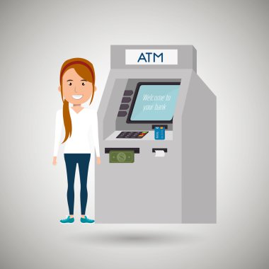 kadın atm para kredi
