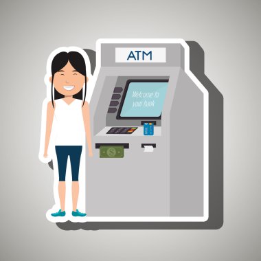kadın atm para kredi