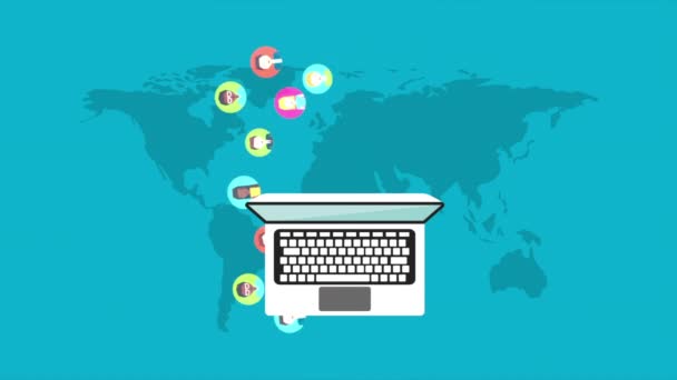 Concept des médias sociaux