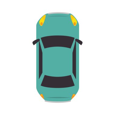 araba araç Üstten Görünüm