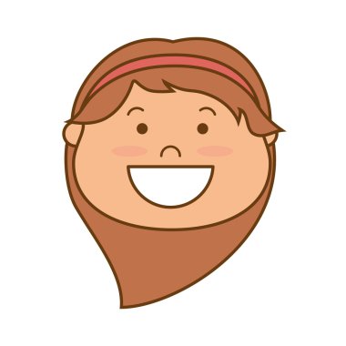 küçük kız gülümseyerek