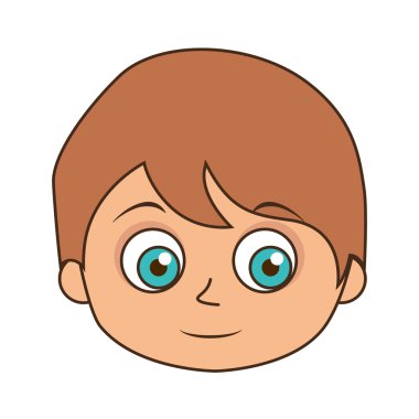 Küçük çocuk gülümsüyor