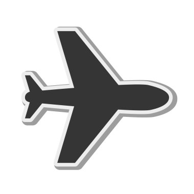 uçak siluet seyahat