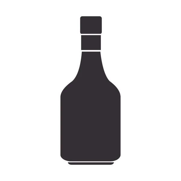 Vin flaska dryck — Stock vektor