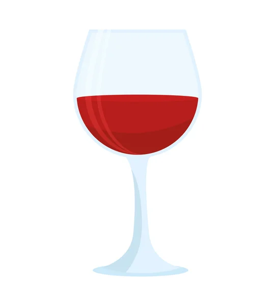 Verre à vin boisson — Image vectorielle