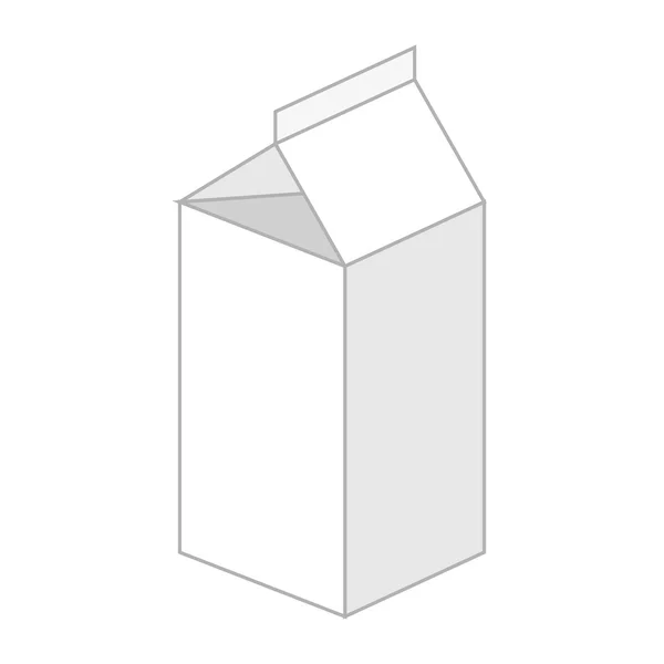 우유의 상자 — 스톡 벡터