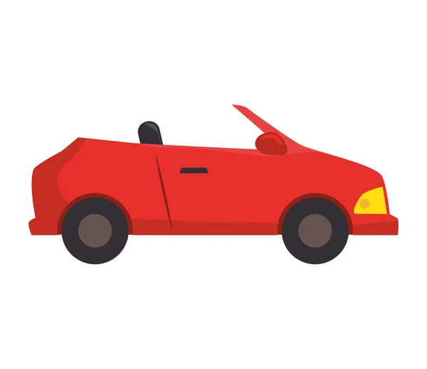 Κόκκινο αυτοκίνητο όχημα — Διανυσματικό Αρχείο