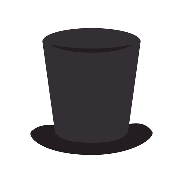 Negro tophat clásico — Archivo Imágenes Vectoriales