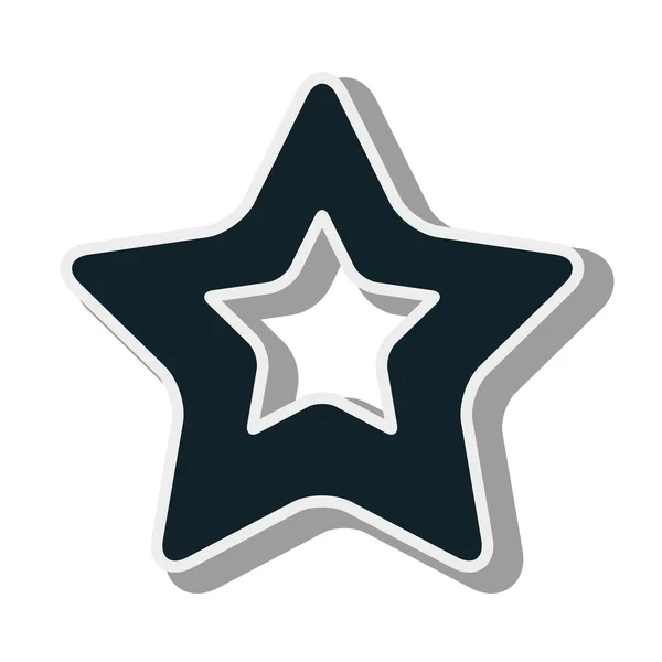 Étoile symbole conception — Image vectorielle