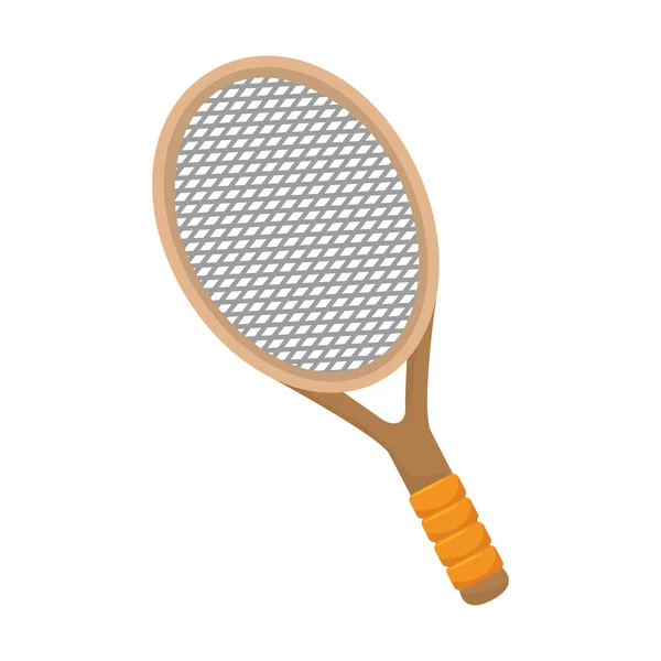 Raquette tennis sport jeu — Image vectorielle