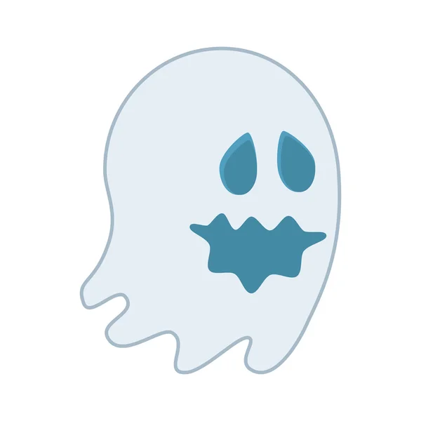 Cartoon ghost halloween — Stock vektor