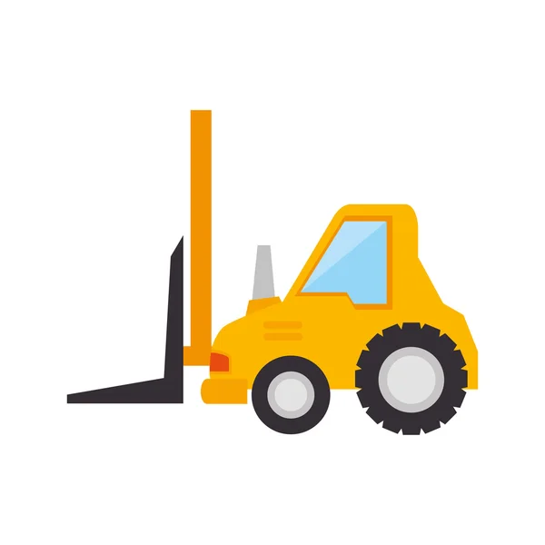 Forklift truck construction — Stock Vector