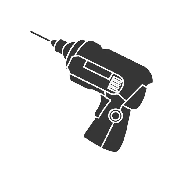 Drill repair tool — Stock Vector