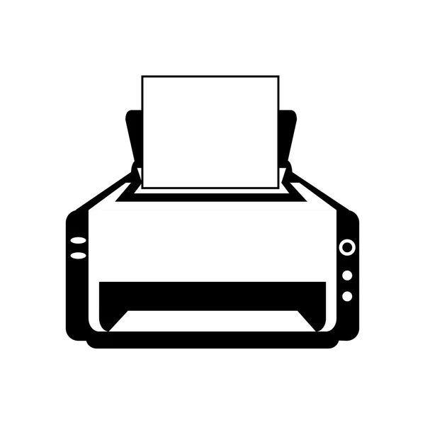 Dispositivo di tecnologia della stampante — Vettoriale Stock