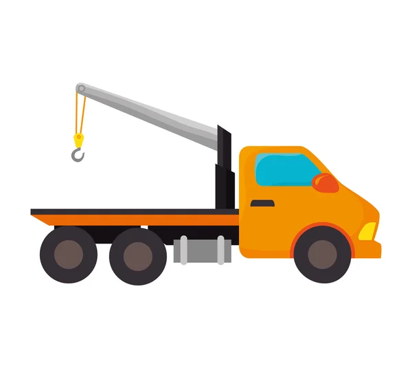 Car towing truck — Stock Vector