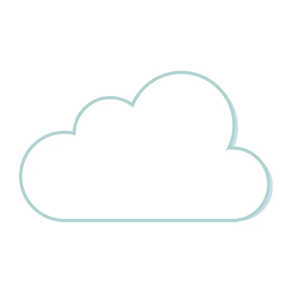 Хмара погода дизайн — стоковий вектор