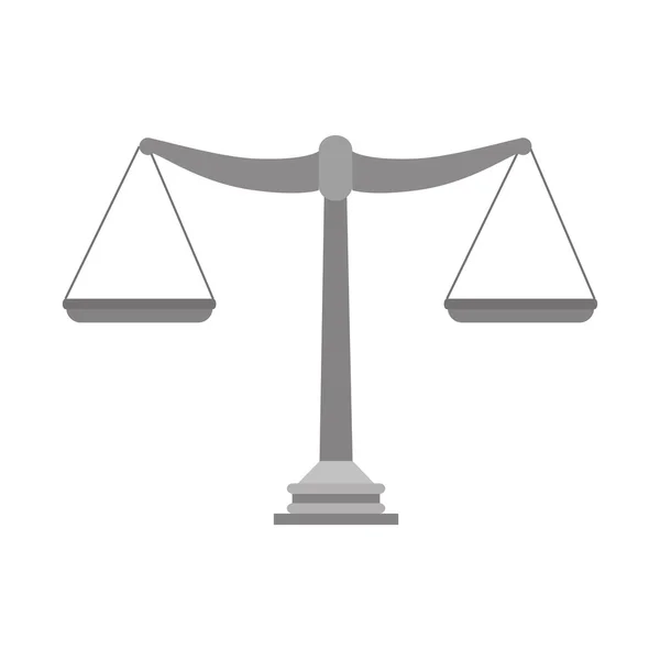 Právo a spravedlnost váhy — Stockový vektor