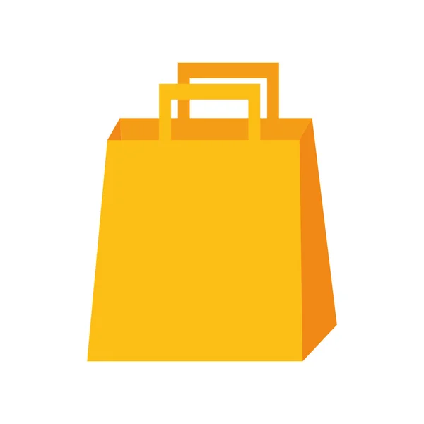 Żółta torba na zakupy — Wektor stockowy