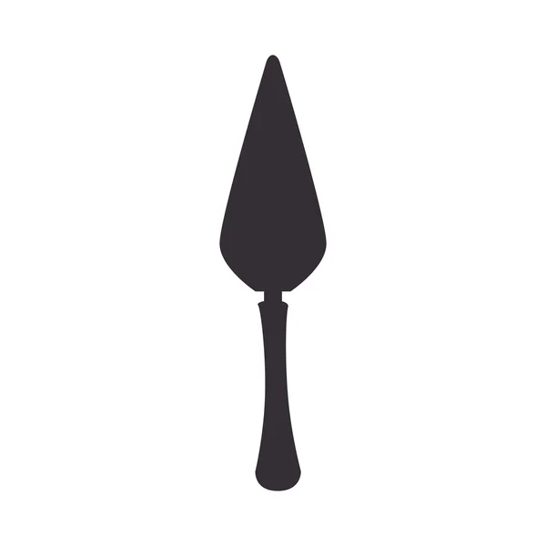 Ustensile de spatule de cuisine — Image vectorielle