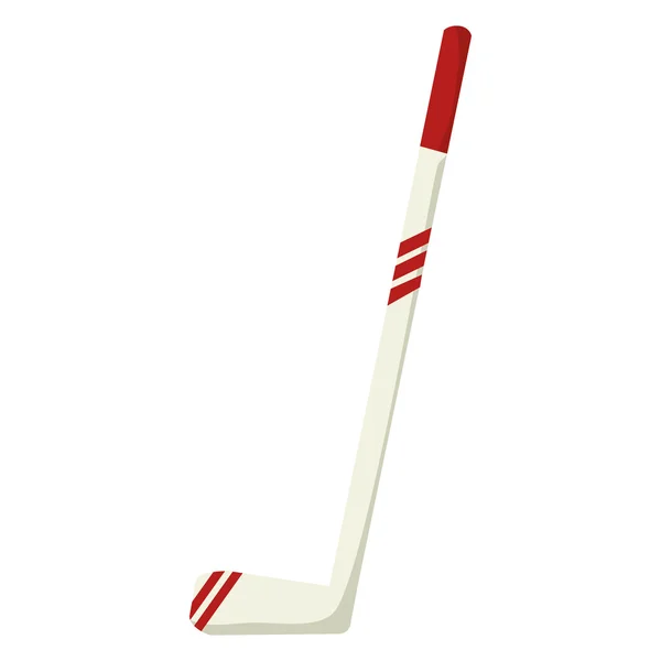 Équipement de bâton de hockey — Image vectorielle