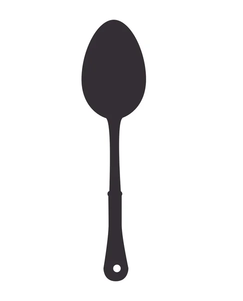 Kitchen spoon cutlery — Stock Vector