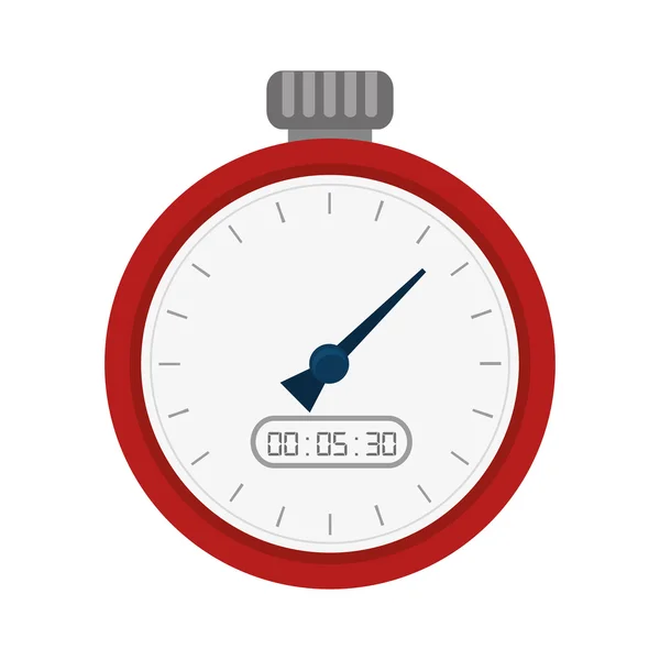 Compteur de temps chronomètre — Image vectorielle