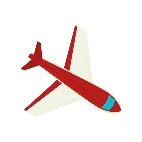 Avión vuelo viaje — Vector de stock