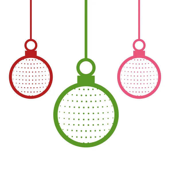 Різдвяні прикраси м'яч — стоковий вектор