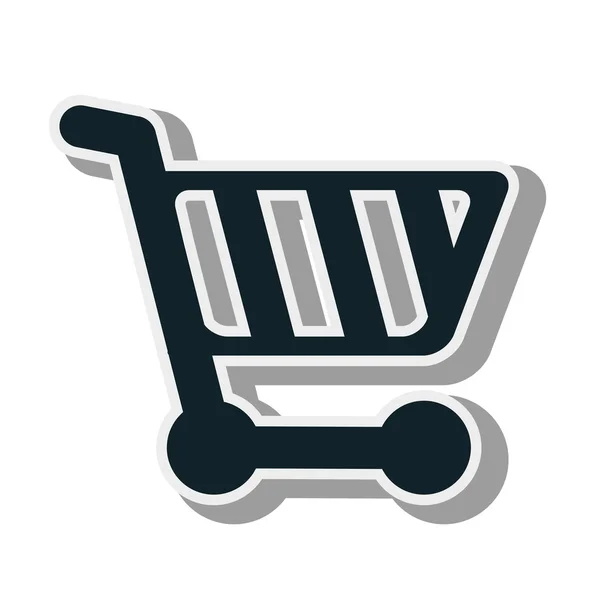 Diseño de carrito de compras — Vector de stock