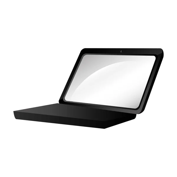 Dispositivo de tecnologia laptop — Vetor de Stock