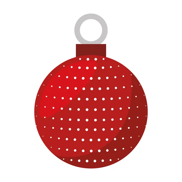 Christmas decoration ball — Stock Vector