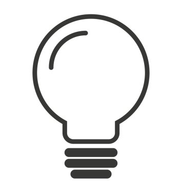Ampul Işık enerjisi simgesi