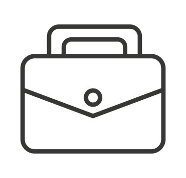 Evrak Çantası'nı belgeler izole simgesini