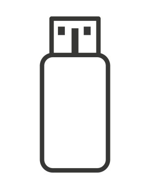 veri depolama izole simgesi