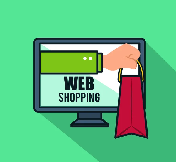 Значок маркетингу веб-магазинів — стоковий вектор