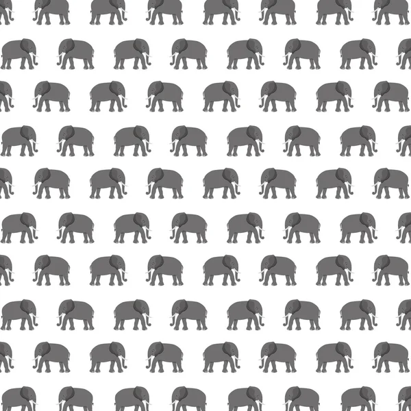 Patroon olifant dierlijke tedere geïsoleerde pictogram — Stockvector