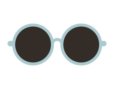 güneş gözlüğü yaz izole simgesi