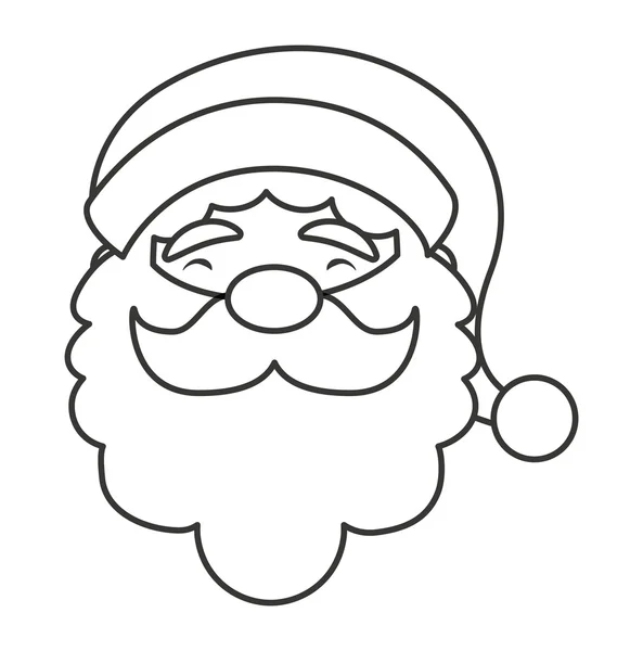 Santa claus character icon — Stock Vector