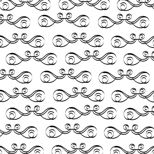 Décoration motif élégant isolé — Image vectorielle