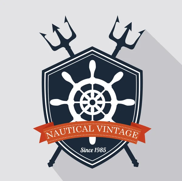 Timon ship antique icon — стоковый вектор