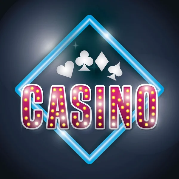 Elementos de juegos de casino icono aislado — Vector de stock