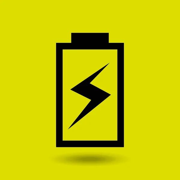 Batterinivån logga klassiska isolerade ikonen — Stock vektor