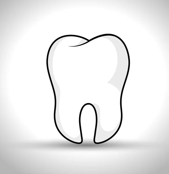 Значок зуба людської печатки — стоковий вектор