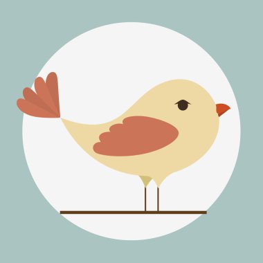 şirin süs kuş simgesi