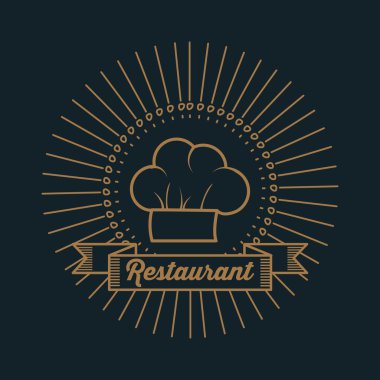 Menü restaurent gıda simgesini