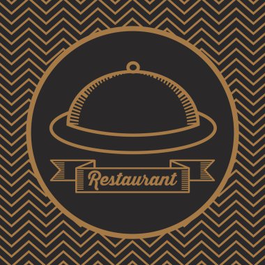 Menü restaurent gıda simgesini