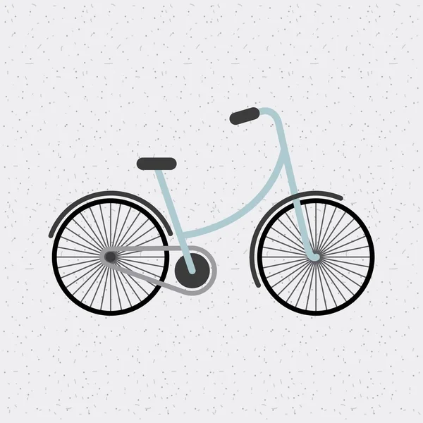 Fahrrad-Hipster-Stil isolierte Ikone — Stockvektor