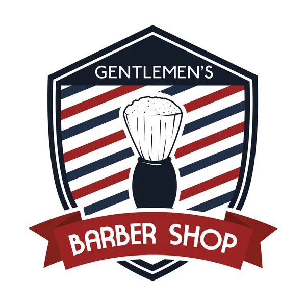 Professional barber shop icon — Stock Vector
